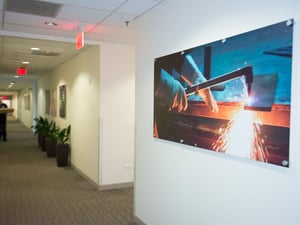 Alternate Hallway View With Acrylic and Standoffs