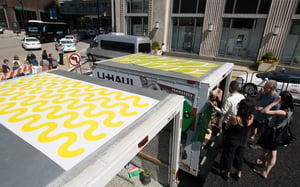 AIGA Truck Tops Yellow Design