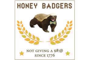 Flag Honey Badgers