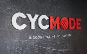 WALL GRAPHICS AND DIMENSIONAL LETTERING AT CYCMODE