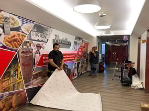 THE INSTALLATION AT PORTILLO'S CONTINUES