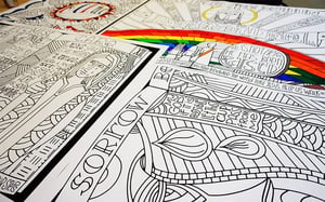 ICM Coloring Posters