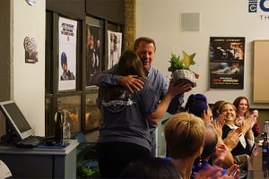 Mike Duff Award to Julia