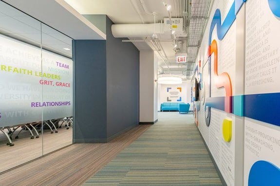 Vinyl Office Wall Graphics And Decals For Business | Cushing