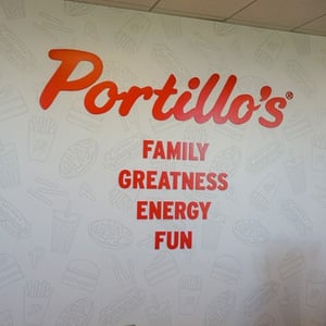 Portillos Dimensional Sign