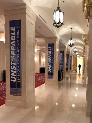 Reynolds Hallway Column Graphics