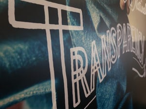 Up Close Wall Graphic Transparency Discovery USA