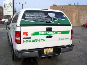 Vehicle Wrap Sheet Rock Rear