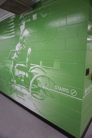 Vertical Green Concrete Wall