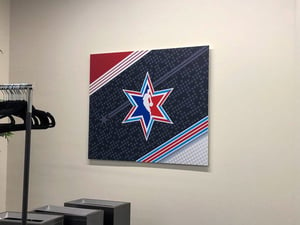 Wall-Graphic-Installed-in-Hallway-During-NBA-All-Star-Game