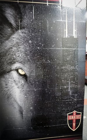 WOLF WALL GRAPHIC GAMEPLAN CREATIVE