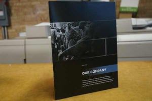 Custom Saddlestich Booklet Commericial Real Estate