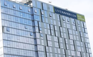 EXTERIOR BANNER AT XAVIER