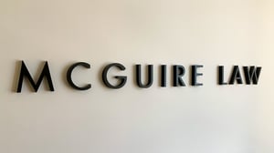 McGuire Law Dimensional Sign