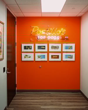 Portillos_Custom lit and Dimensional Sign