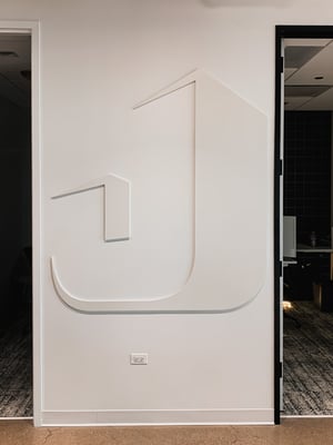 Subtle Dimensional Logo Example