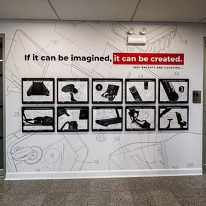 Office Patent Wall