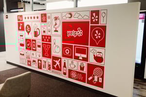 Yelp Office Decal