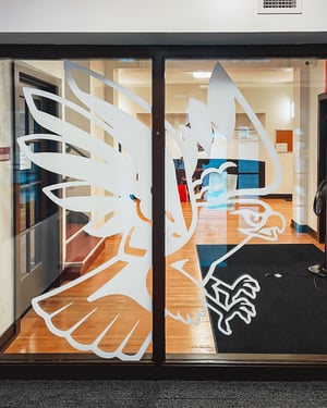 Eagle Logo Window Graphic
