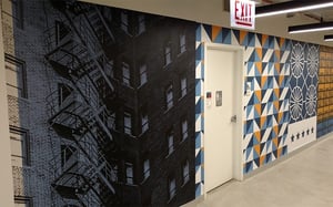 ADDITIONAL WALL GRAPHIC PANELS AT YELP IN CHICAGO
