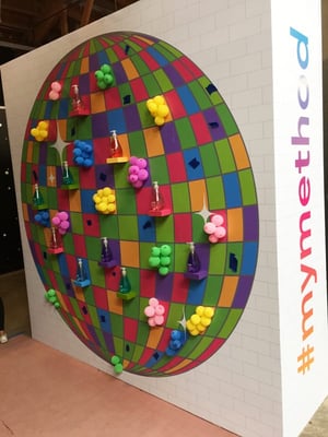 Instagram Wall With Shelf and Promotional Hashtag