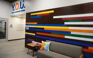 LOBBY DIMENSIONAL LOGO YOU