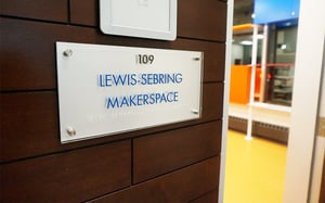 Makerspace Acrylic ADA Sign YOU