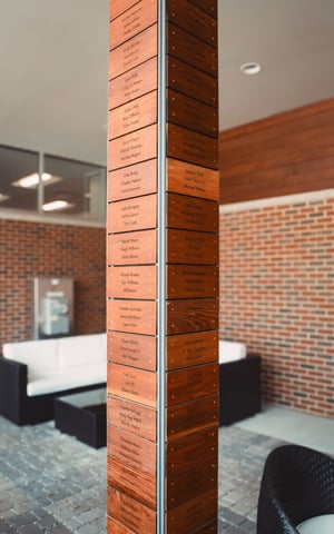 Branded Donor Wall Design