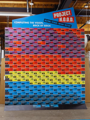 Project Hood Branded Donor Wall