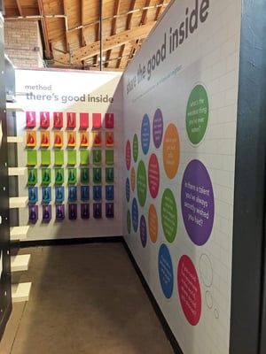 Shelf Wall With Vinyl Wall Graphics