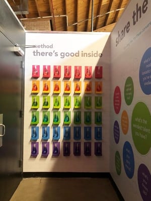 Shelf and Wall Event Graphics for Slaack Productions