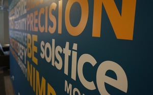 Solstice Vinyl Cut Lettering Wall Graphic
