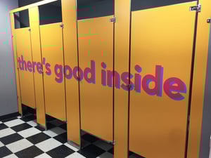Theres Good Inside Stall Graphics Messaging