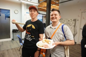 Tobias and Fiancee Open House
