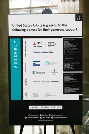 Vertical Banner Stand United Artists