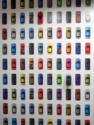 Vertical Wall Graphics at Xcite Automotive.