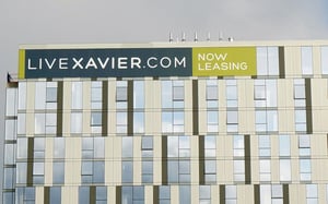XAVIER LARGE FOR LEASE BANNER