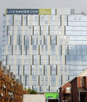 XAVIER BUILDING BANNER