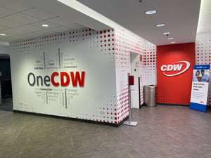 CDW Values Wall Graphics and Dimensional Lettering Office Branding-1