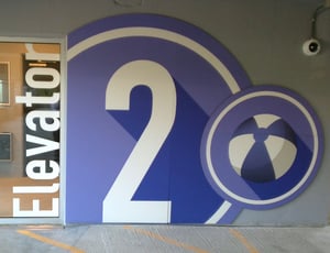 Cordos Construction Parking Garage Graphics