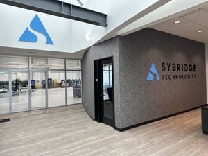 Sybridge Technologies Branded Space Dimensional Signage and Window Film