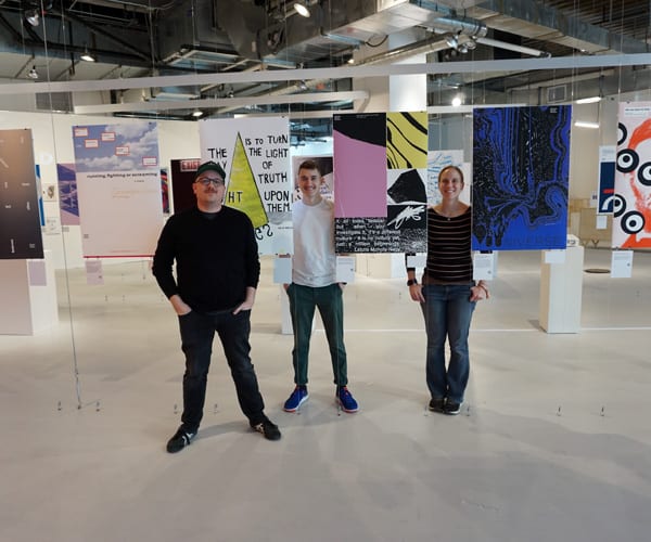 Design Museum Team With Posters Block One Design Museum Team With Posters Block One
